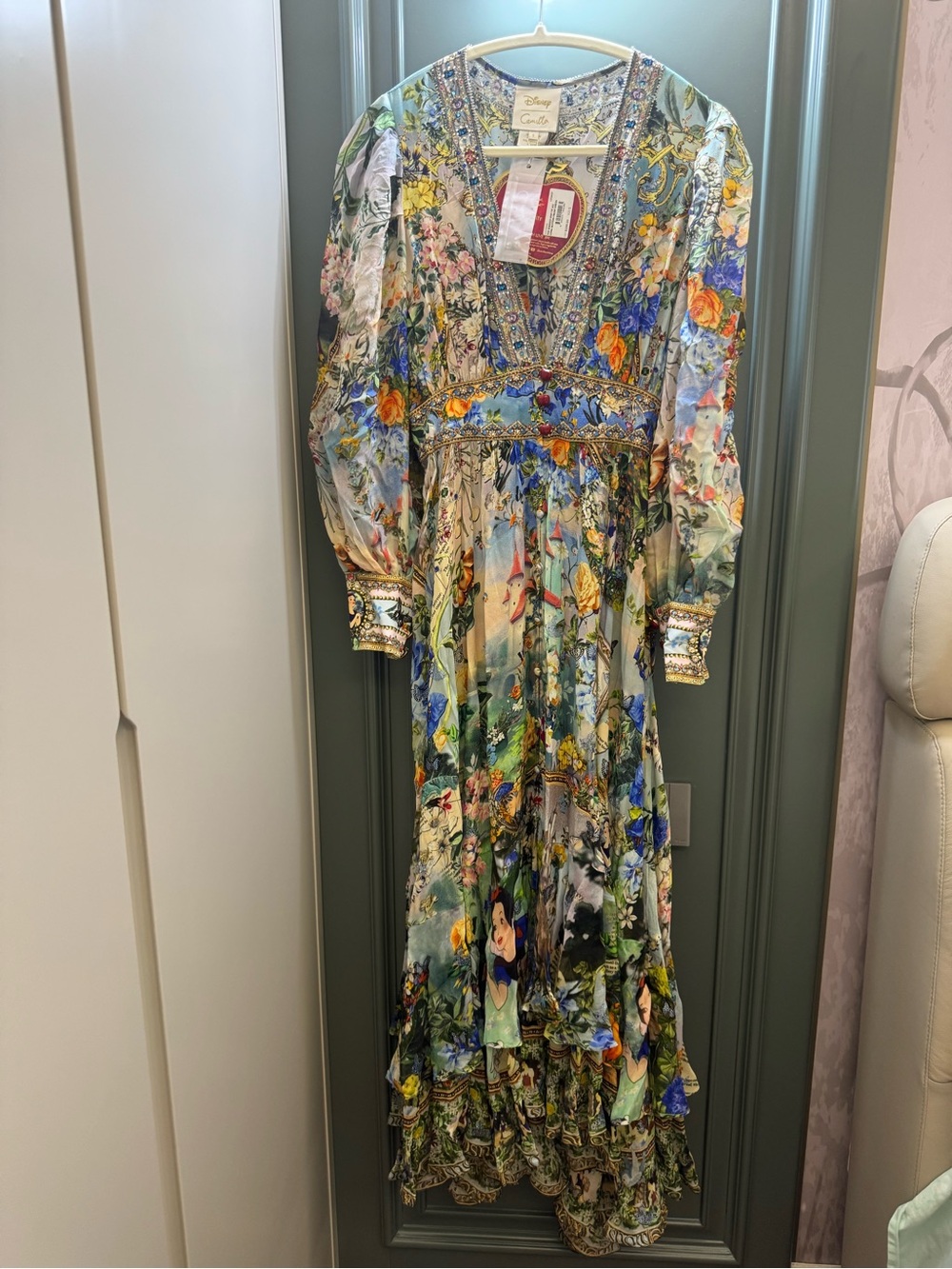 Disney Camilla Embellished Floral Maxi Dress